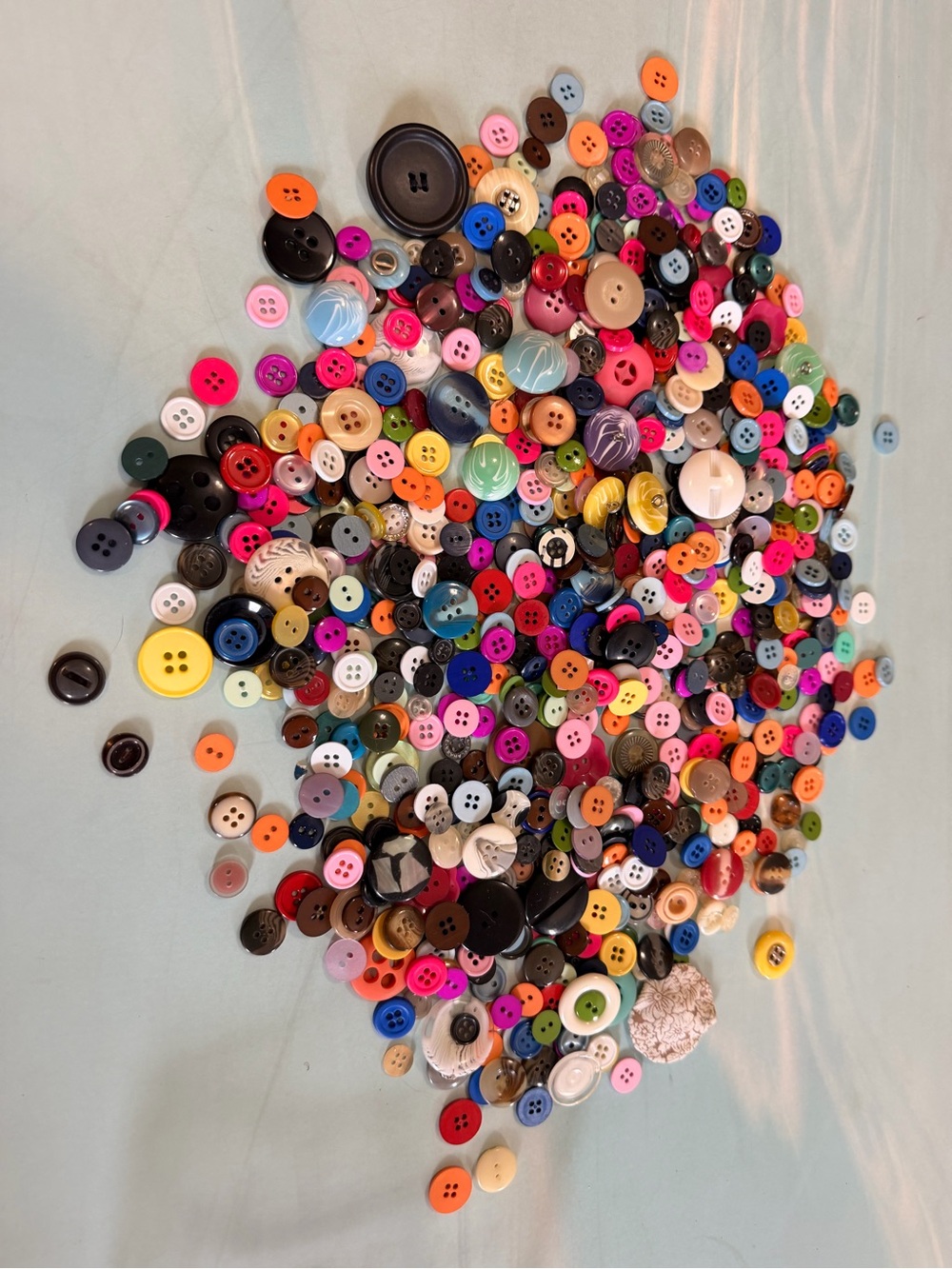 Mixed Color Assorted Buttons Lot